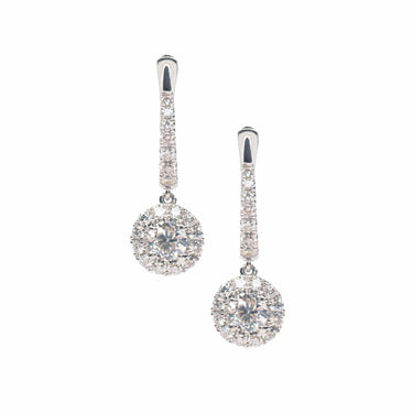 Hanging Diamond Earrings - Lumije New York