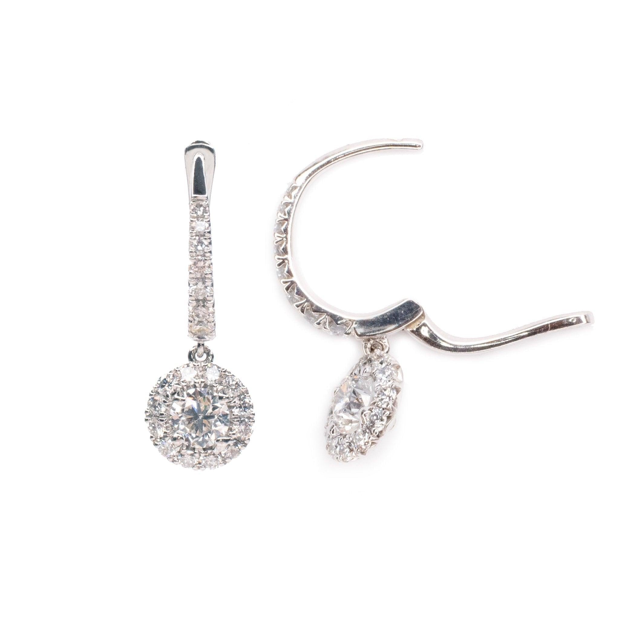Hanging Diamond Earrings - Lumije New York