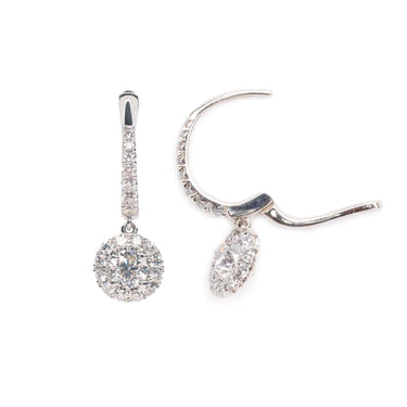 Hanging Diamond Earrings - Lumije New York