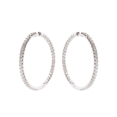 Large Diamond Inside-Out Earrings - Lumije New York