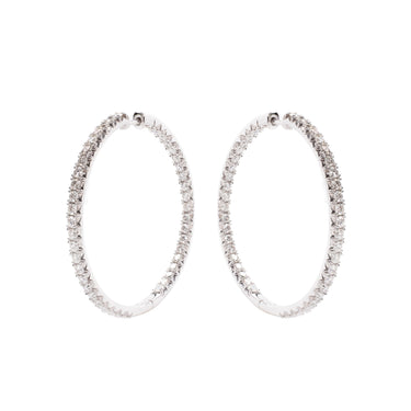 Large Diamond Inside-Out Earrings - Lumije New York