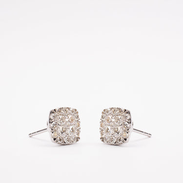 Multi-Stone (Squarish) Stud Earrings - Lumije New York