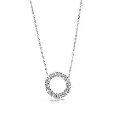 Pretty Please Oval-Cut Circle Diamond Pendant