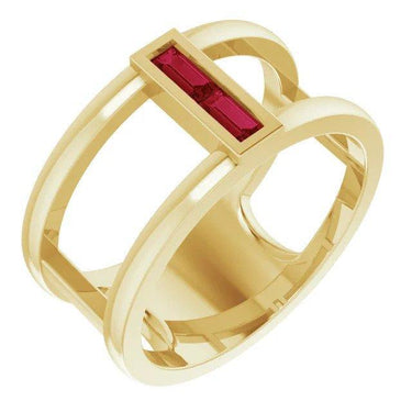 Jewelry at Work Ruby Baguette Ring